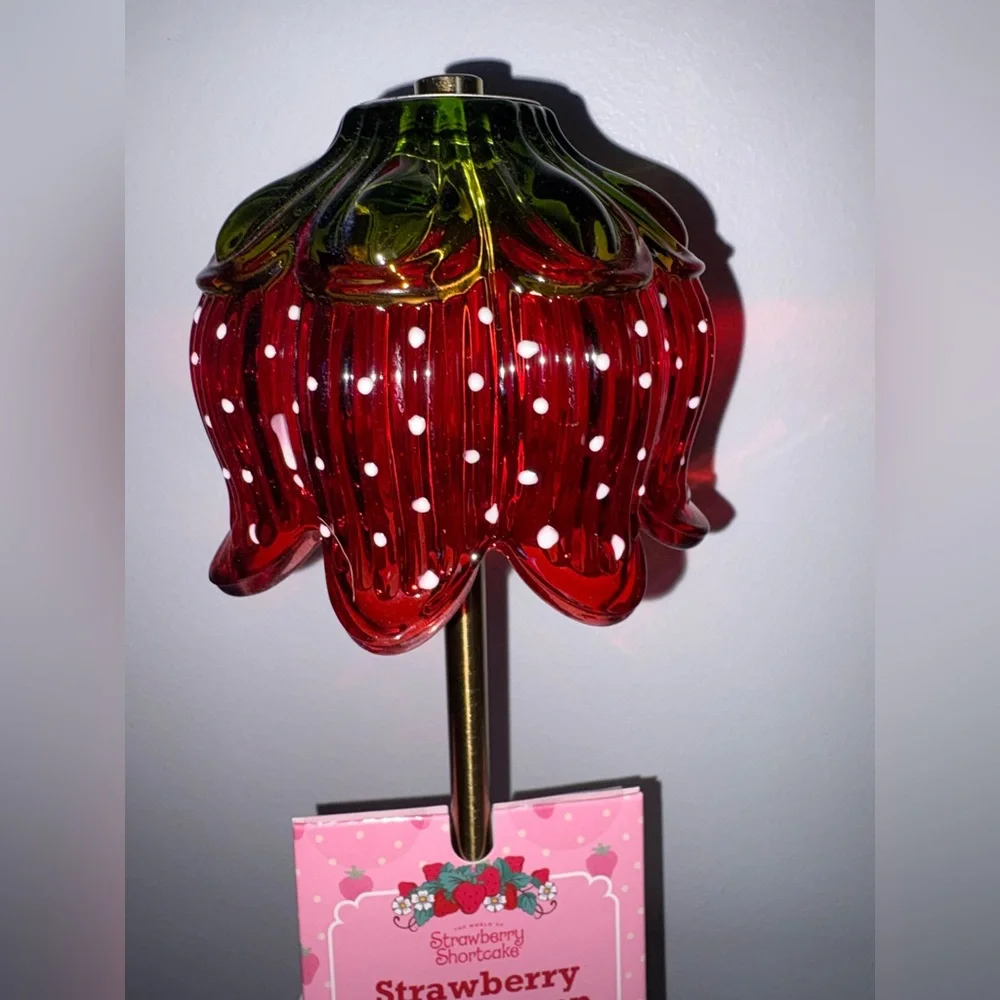 Strawberry Shortcake Touch Lamp USB Rechargeable Glass Dimmable Light VIRAL NEW